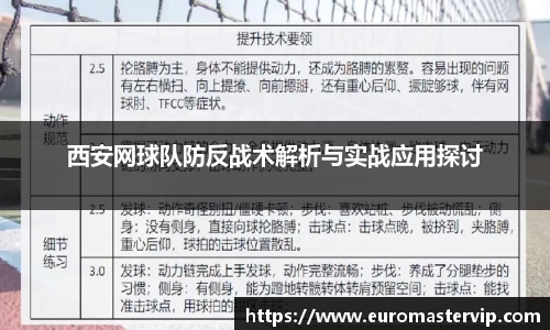 西安网球队防反战术解析与实战应用探讨